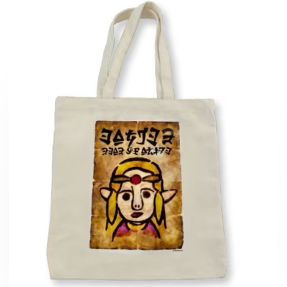 Canvas Color The Legend of Zelda: Echoes of Wisdom - Wanted Poster Tote Bag - Picture 1 of 4